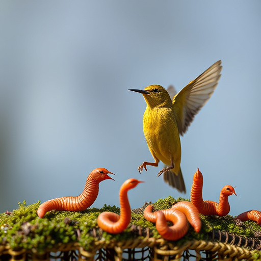 worms for birds