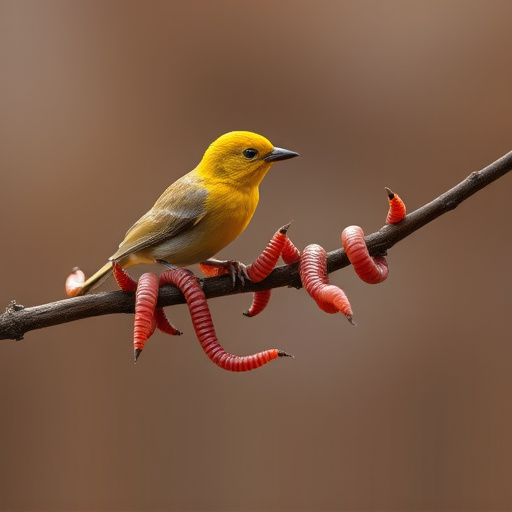 worms for birds
