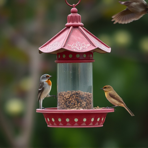 bird feeder station