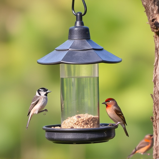 bird feeder station