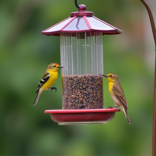bird feeder station