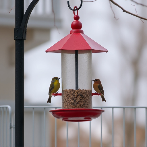 bird feeder station