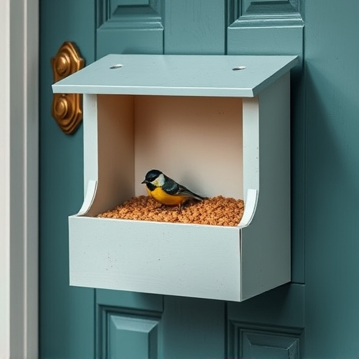Bird food box left at front door