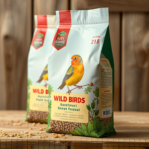 Branded UK wild bird feed packaging