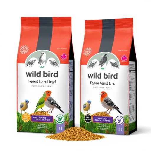 Branded UK wild bird feed packaging