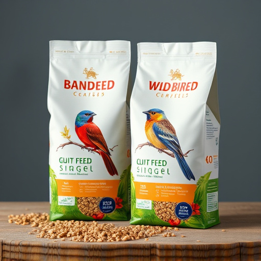 Branded UK wild bird feed packaging