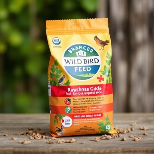 Branded UK wild bird feed packaging