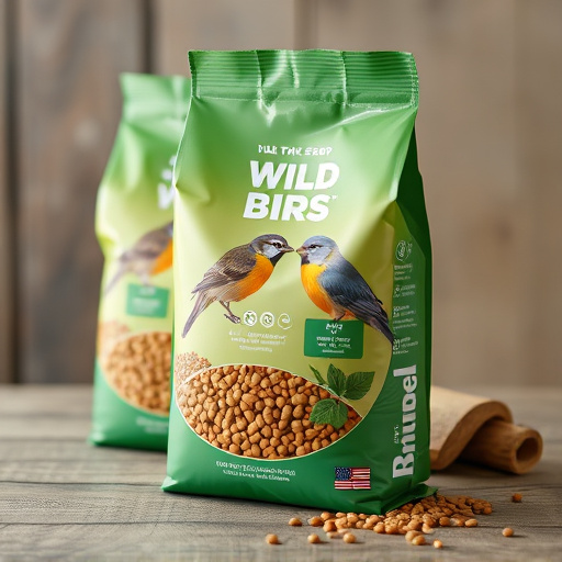 Branded UK wild bird feed packaging
