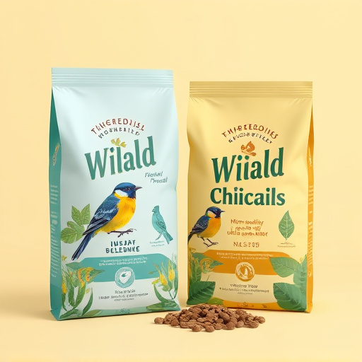 Branded UK wild bird feed packaging