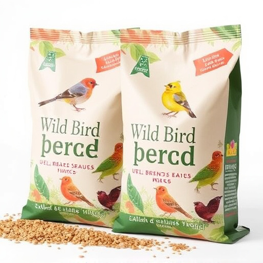 Branded UK wild bird seed bags