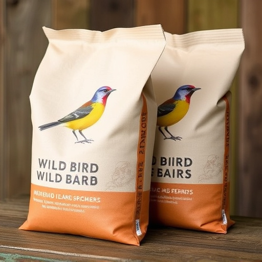 Branded UK wild bird seed bags