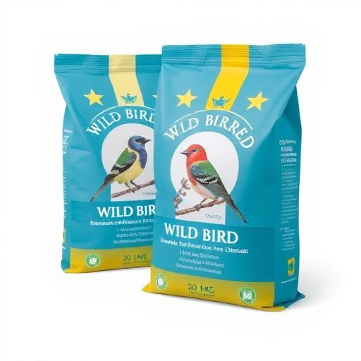 Branded UK wild bird seed bags