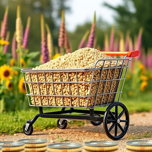 Bulk seed mix in online cart