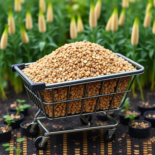 Bulk seed mix in online cart