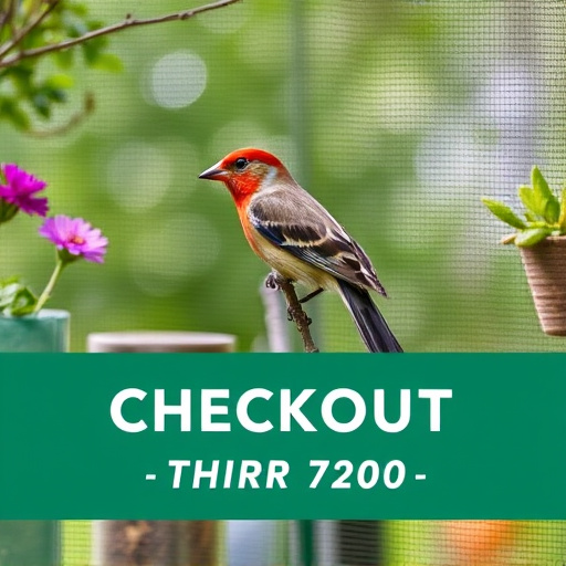 Checkout screen for garden bird supplies