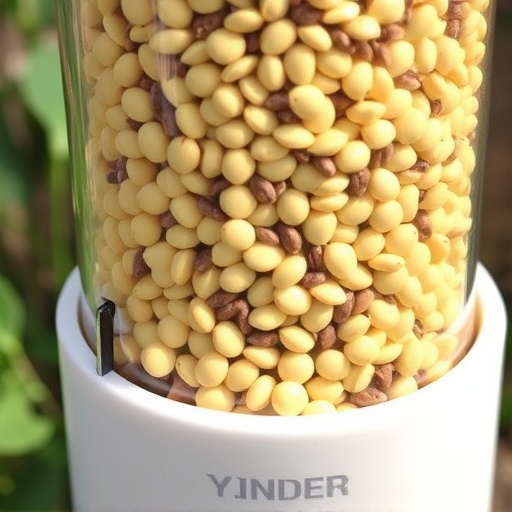 Clean sunflower hearts in seed dispenser