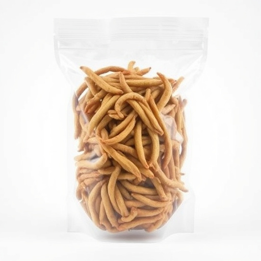 Clear bag of dried mealworms UK