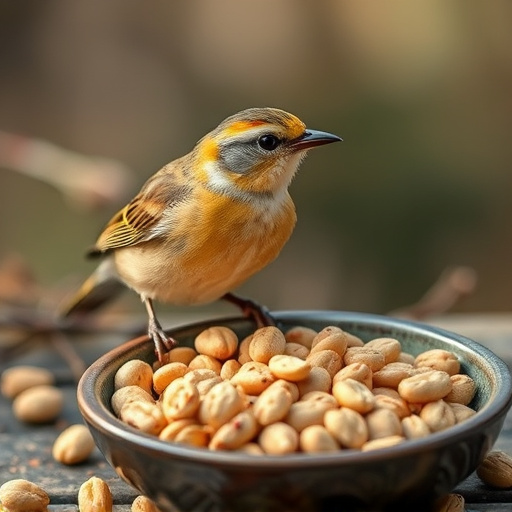 goldcrest-near-dish-of-crushed-peanuts-640x480-2107945.jpeg