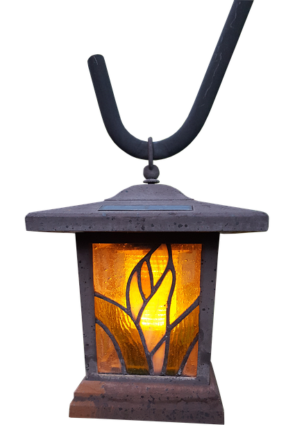 Hanging squirrel-proof peanut feeder outdoors