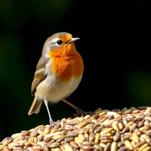 Insect-rich seed mix for UK robins