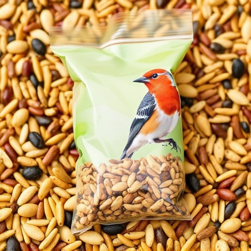 Mixed wild bird seed in UK packaging