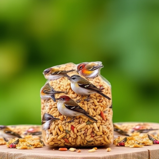 Mixed wild bird seed in UK packaging