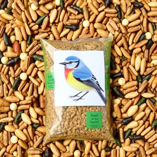 Mixed wild bird seed in UK packaging
