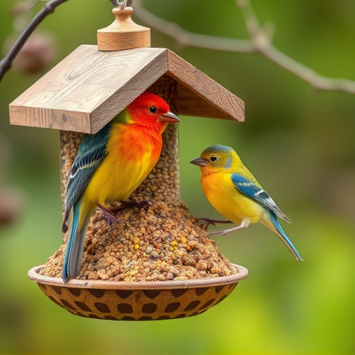 Online order confirmation for bird feed