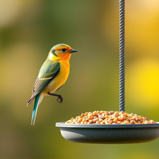 Online order confirmation for bird feed