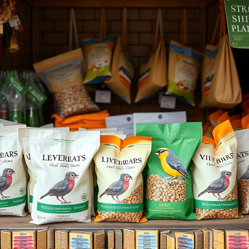 Online shop displaying wild bird food bags