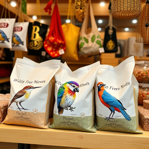 Online shop displaying wild bird food bags