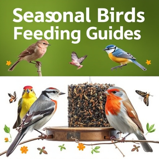 Seasonal bird feeding guide with UK birds