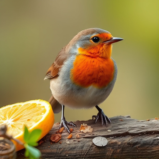 Soft food blend ideal for robins