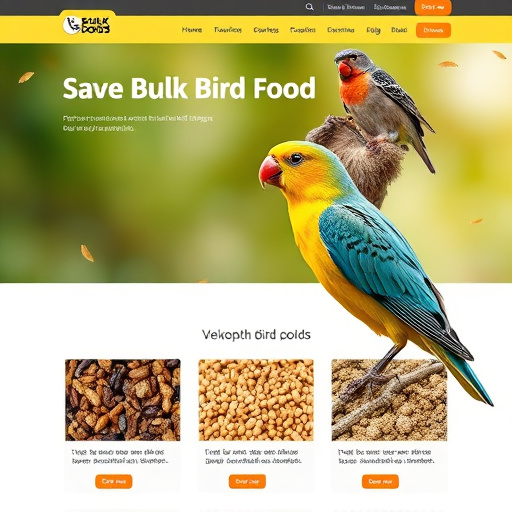 Website offering bulk bird food options