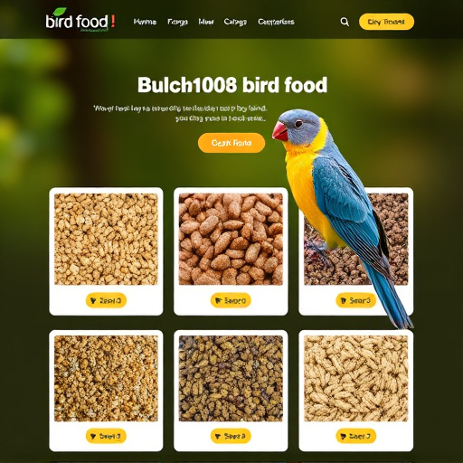 Website offering bulk bird food options