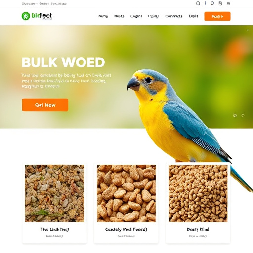 Website offering bulk bird food options