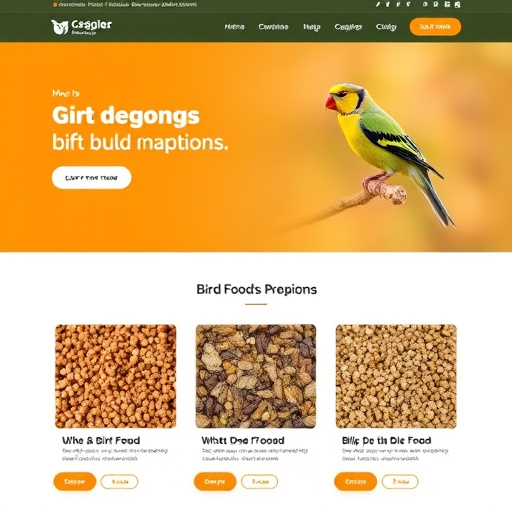 Website offering bulk bird food options