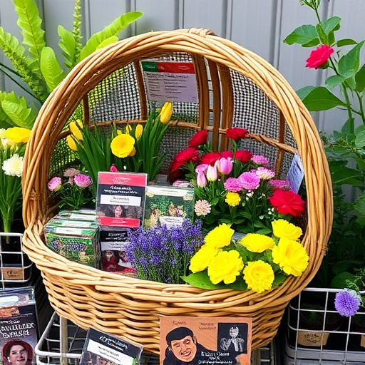 Add-to-basket screen with seed varieties