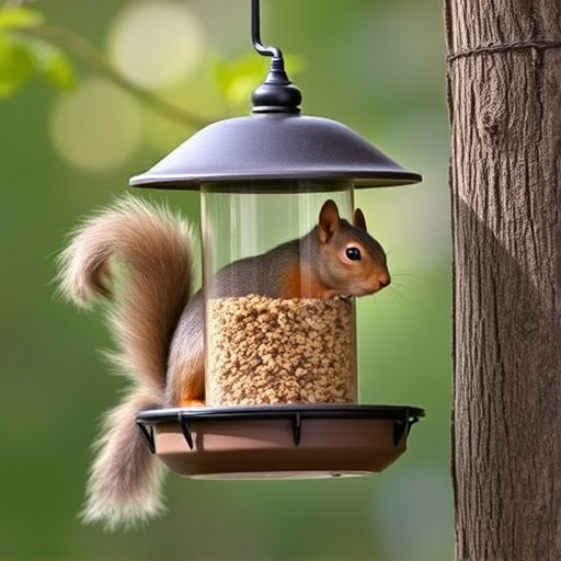 Affordable squirrel-resistant bird feeder hanging