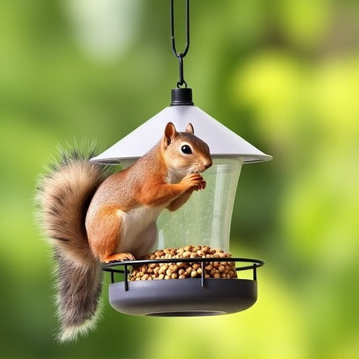 Affordable squirrel-resistant bird feeder hanging