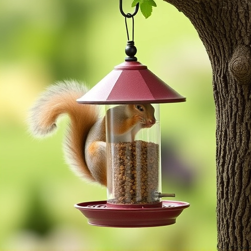 Affordable squirrel-resistant bird feeder hanging