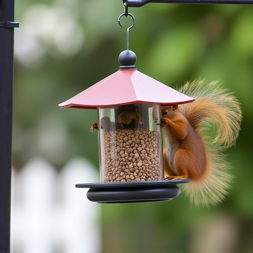 Affordable squirrel-resistant bird feeder hanging