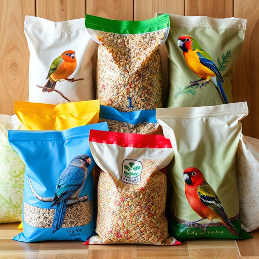 Assorted bird seed bags ready shipment