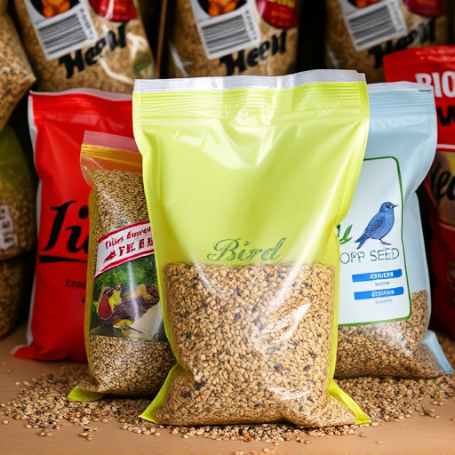 Assorted bird seed bags ready shipment