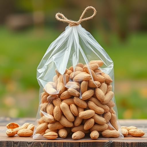 Bag of peanuts for wild birds