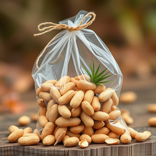 Bag of peanuts for wild birds