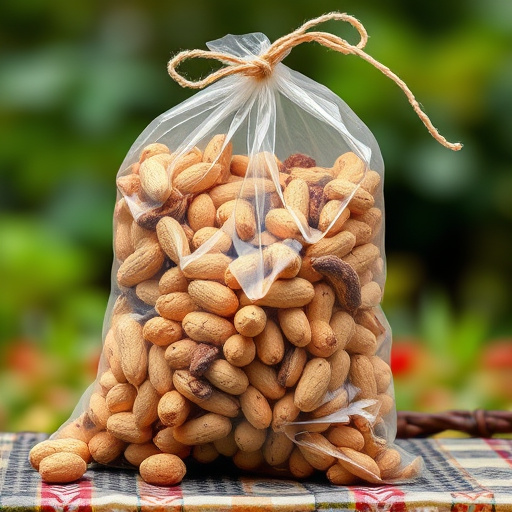 Bag of peanuts for wild birds