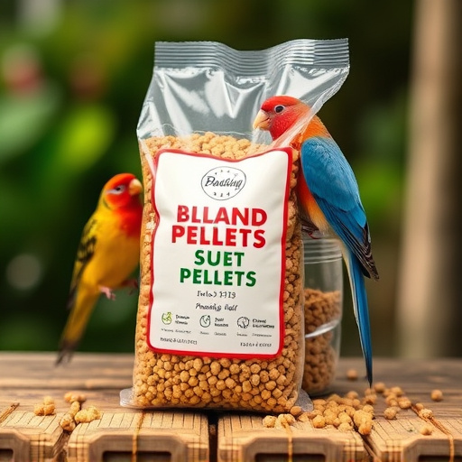 Bag of premium suet pellets for birds