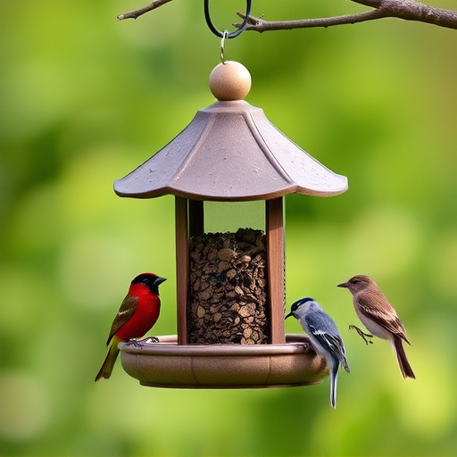 bird feeder station