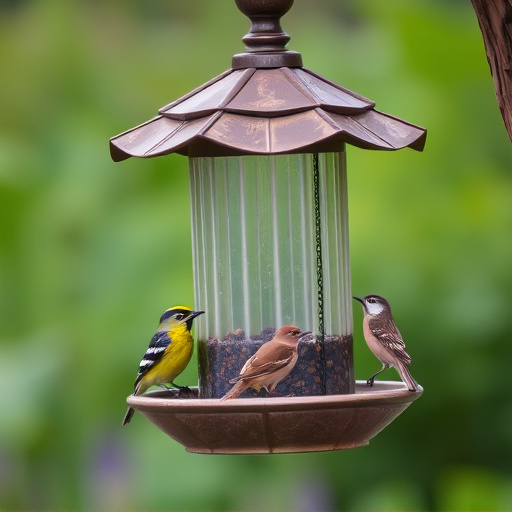 bird feeder station